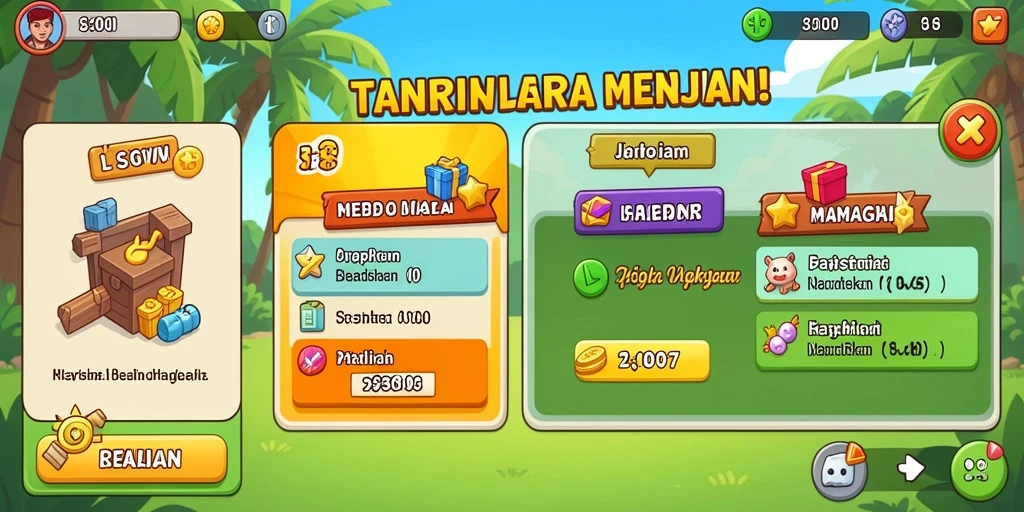 Tampilan antarmuka pengguna DUNIA77 yang modern dan menarik.
