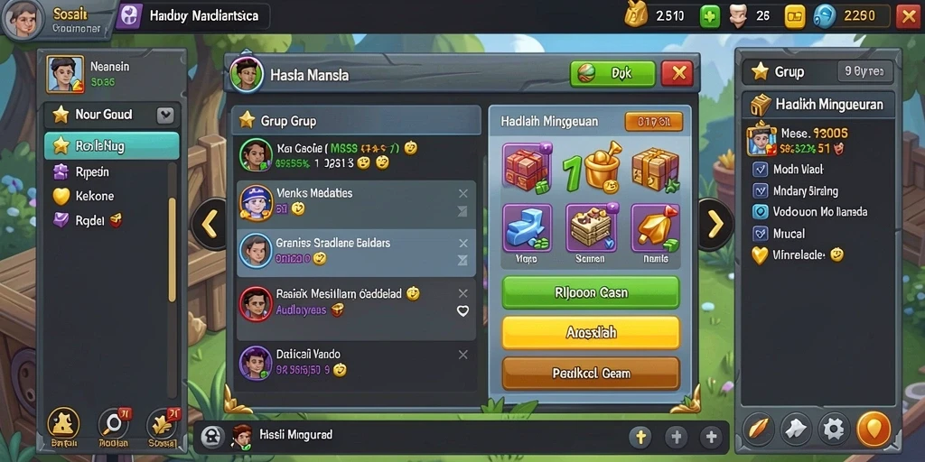 Tampilan grafis yang memukau dan penuh warna.