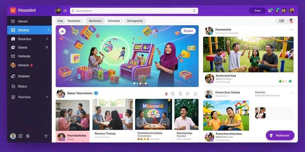 Antarmuka yang menarik dan mudah digunakan.