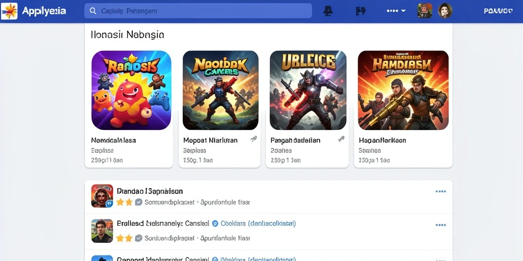 Tampilan antarmuka utama yang menarik dan mudah dinavigasi.
