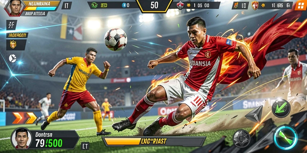 Tampilan menu utama yang menarik dan interaktif.