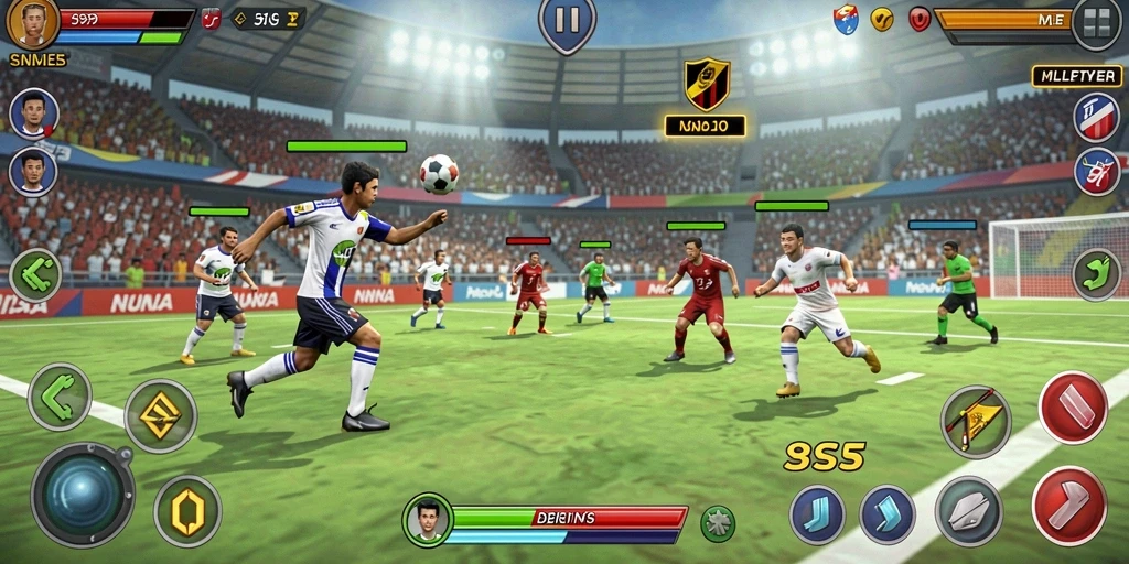 Screenshot menampilkan karakter utama dalam aksi seru.