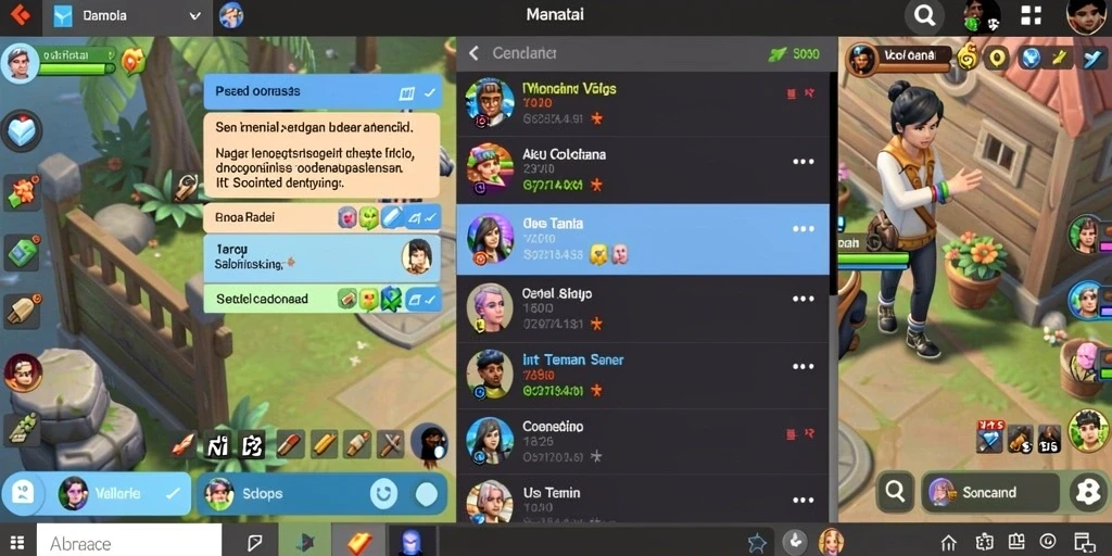 Tampilan awal game yang menarik perhatian.