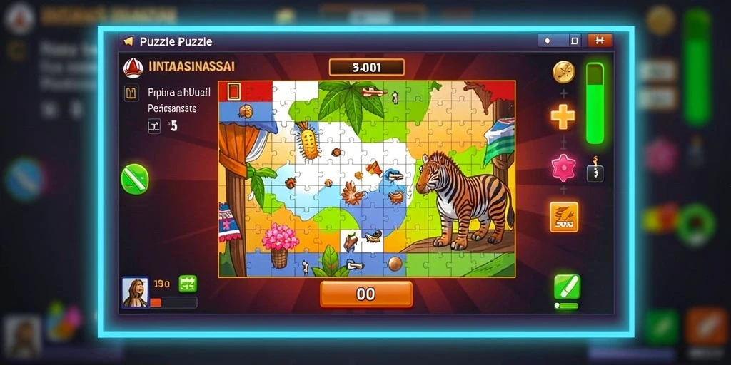 Screenshot pertama menampilkan karakter utama dalam pertempuran.