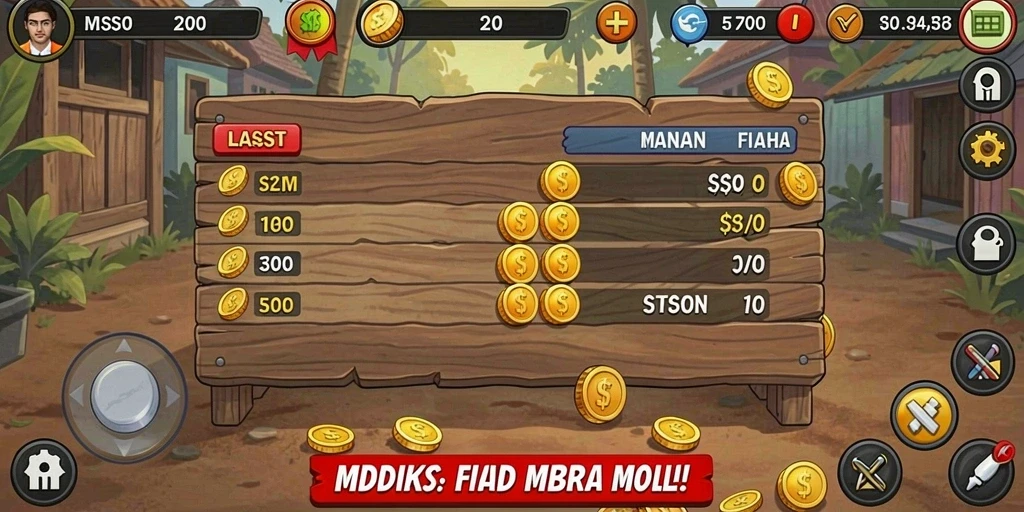 Tampilan menu utama yang menawan dan mudah digunakan.