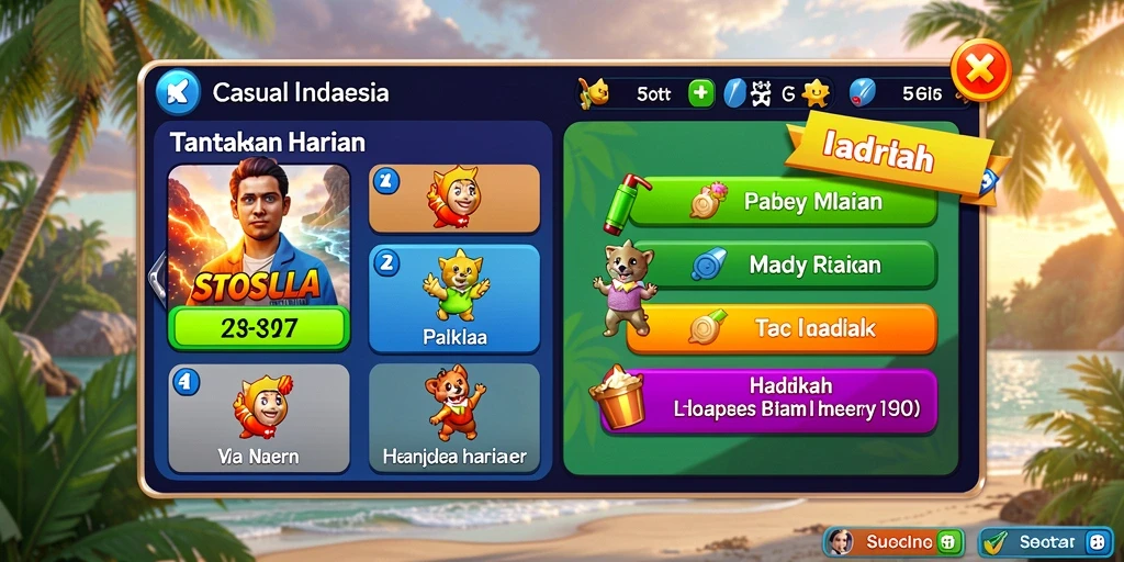 Tampilan antarmuka yang menarik dan user-friendly.