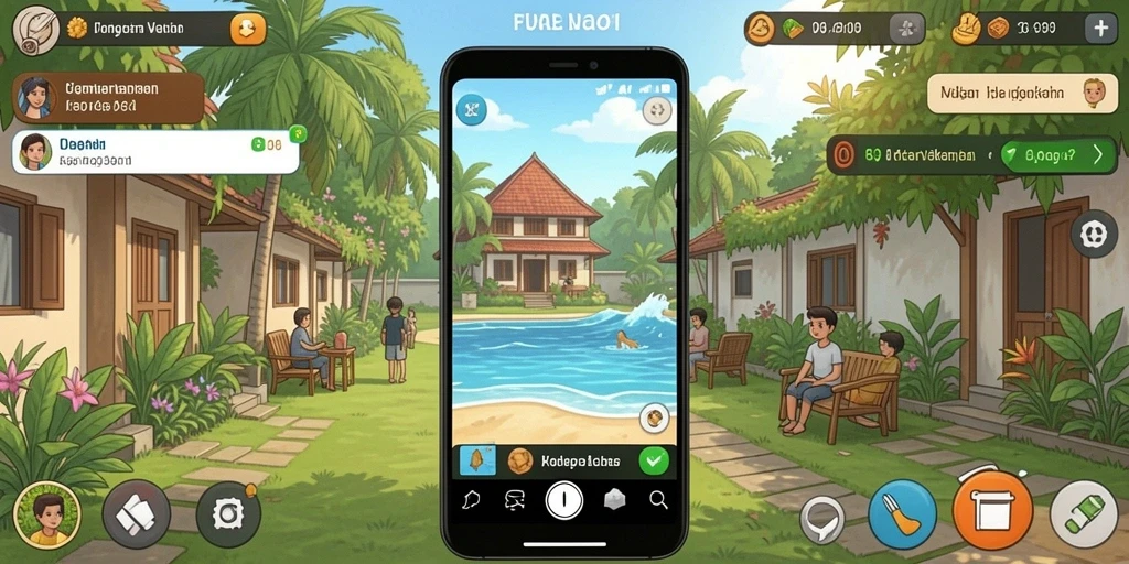 Tampilan menarik pada roda keberuntungan SPINLUCKY.