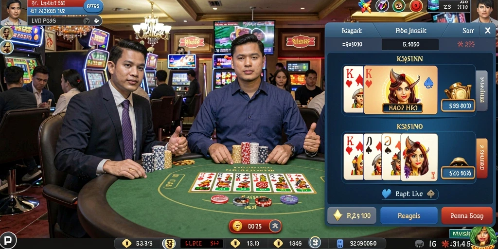 Tampilan antarmuka TAWONBET yang modern dan intuitif.