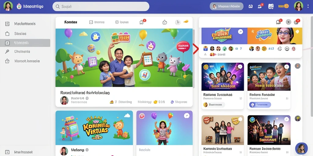 Tangkapan layar aksi seru di dalam game.